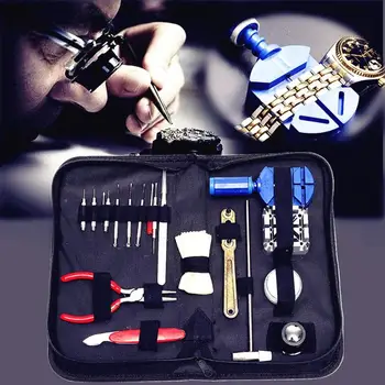 

19pcs/set Professional Watch Clock Repair Kit Case Holder Back Cover Pry Opener Remover Set Watchmaker Repair Tool Kits