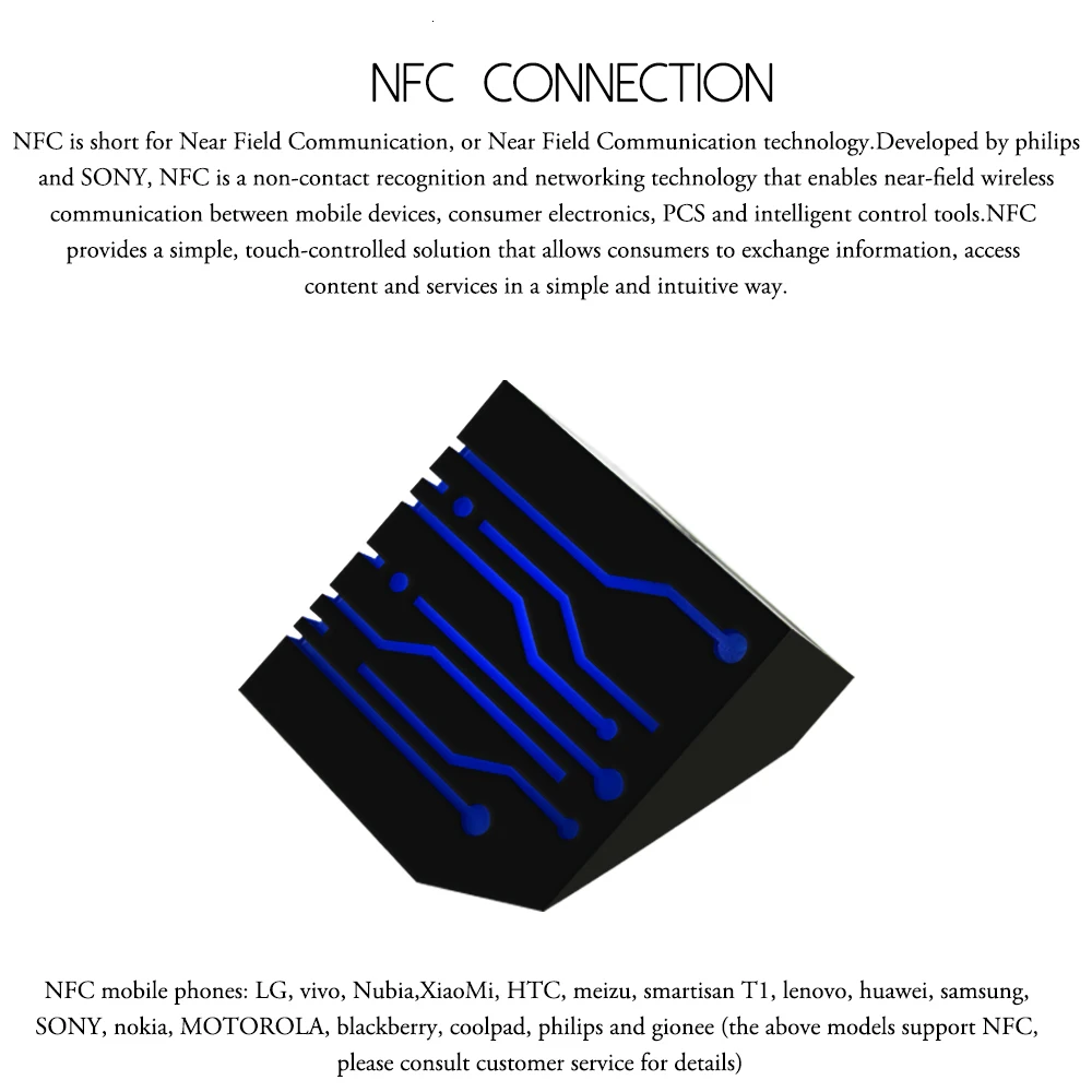 CHYI Bluetooth Mini NFC Touch аудио динамик Портативный беспроводной Смарт 3D стерео звуковая система для смартфона Крытый/Открытый Boombox