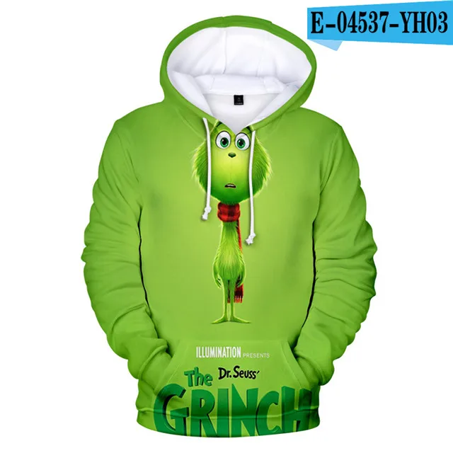 3dwy-81 Горячая Распродажа, толстовки с 3D принтом из фильма The Grinch, мужские толстовки, унисекс спортивный костюм, модные пуловеры, уличная одежда, 4XL худи - Цвет: 3dwy-81