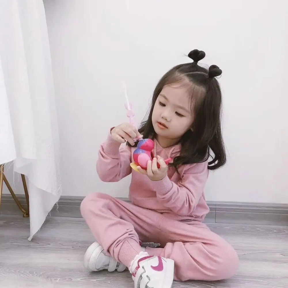 

Kid Clothes Set 2 Pcs Hoodie Sweatshirt Plus Long Pants for Children Autumn Casual Clothes Size 2-12Y Sale in early August
