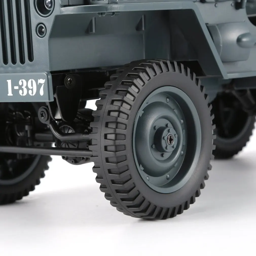 C606 1:10 RC Автомобиль 2,4G 4WD светильник-трансформер с дистанционным управлением джип четыре колеса внедорожный военный альпинистский автомобиль игрушка детский подарок хит