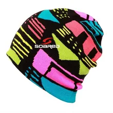 Лыжная вязаная шапка для женщин и мужчин, теплая шапка для верховой езды, спорта на открытом воздухе, катания на коньках, лыжах, пеших прогулок