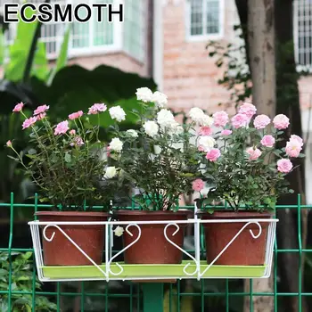 

Varanda Mensola Porta Piante Outdoor Decoration Exterieur Garten Dekoration Shelf Balkon Plant Stand Balcony Flower Iron Rack