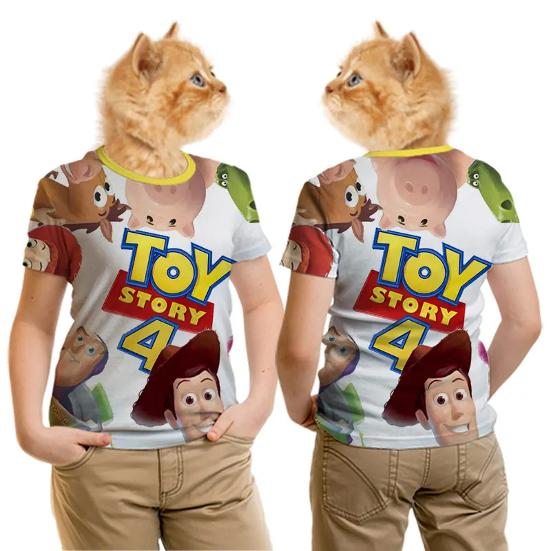 WHOSONG 3D Tshirt popular movie TOY STORY 4 funny cartoon children's clothing