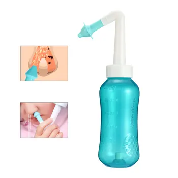 

Adults Children Nasal Wash Cleaner Sinusite Nose Protector Cleans Moistens Child Adult Avoid Allergic Rhinitis Neti Pot 300ML