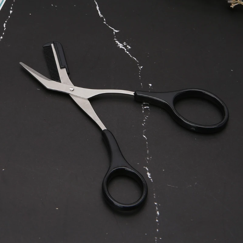 Eyebrow Scissors Beauty Scissors Women Eyebrow Trimmer Scissors Comb Eyelash Hair Removal Grooming Cutter Shaping