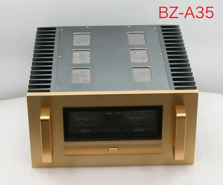 Full aluminum DIY A15/A35/A65  power amplifier chassis class A enclosure big heatsink HIFI VU header box