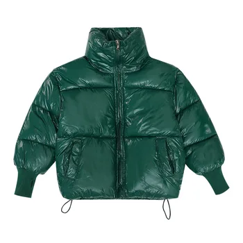 

Girls Plus Velvet Cotton Down Jackets 2020 New Casual Hooded Warm Wadded Jacket Children Boy Parkas 105-115cm High Quality