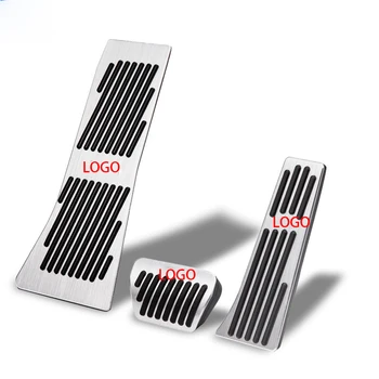 

For BMW 08-20 years X5/X6 accelerator pedal brake Foot Rest pedal Pads interior modification with logo