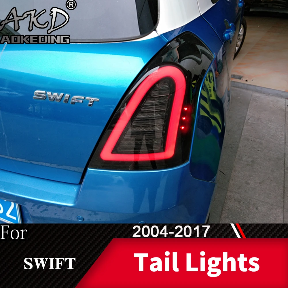 Задний фонарь для автомобиля Suzuki Swift 2004- Swift светодиодный задний светильник s противотуманный светильник s дневной ходовой светильник DRL тюнинг автомобильные аксессуары