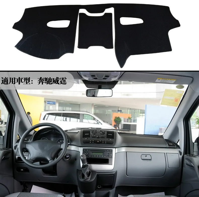

Car Inner Auto Dashboard Cover Dashmat Pad Carpet Sun Shade Dash Board Cover Fit For Mercedes-Benz Vito 2010 2011 2012 2013
