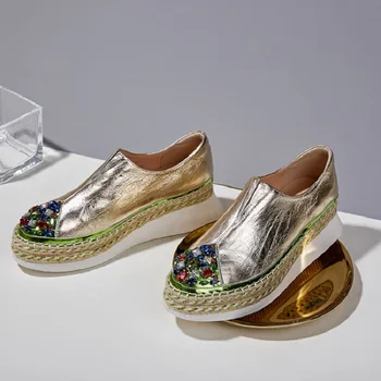 

New slip on shoes for women espadryle damskie chaussures femme scarpe donna espandriles women