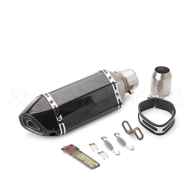 Универсальный выхлоп для мотоцикла akrapovic, выхлоп для мотоцикла db killer 51 мм для honda nc750x msx 125 acerbis mt03 pitbike - Цвет: F