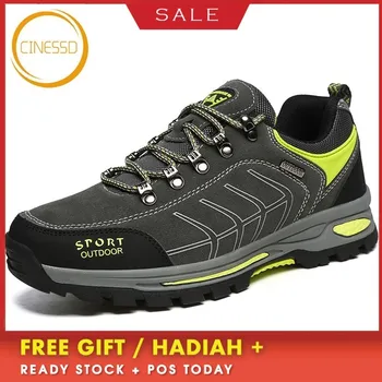 

CINESSD Professional Outdoor Hiking Shoes Waterproof Camping Sports Shoes Sneakers Men Anti-Skid Wear-Resistant Trekking Shoes