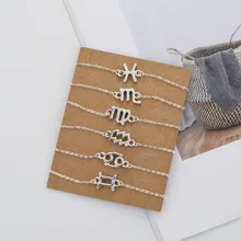 Todorова 12 знаки браслеты зодиака для женщин Созвездие браслеты пользовательские ювелирные изделия Лев Астрология Телец Рак подарок на день рождения