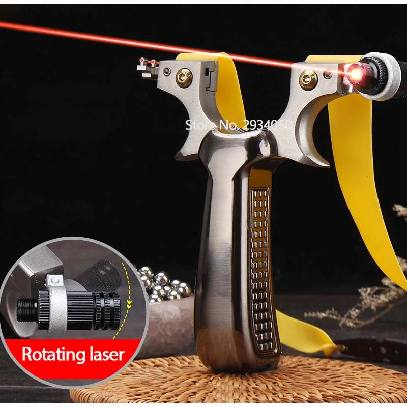 Охотничья Рогатка из нержавеющей стали + гальванизированная алюминиевая ручка