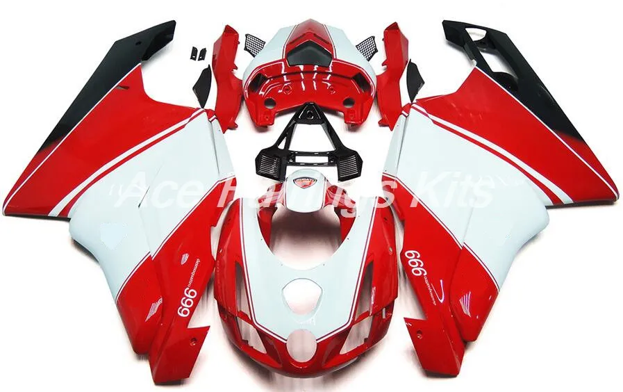 Новый комплект обтекателей для мотоцикла Ducati 749 999 2003 2004 03 04 кузова из АБС-пластика