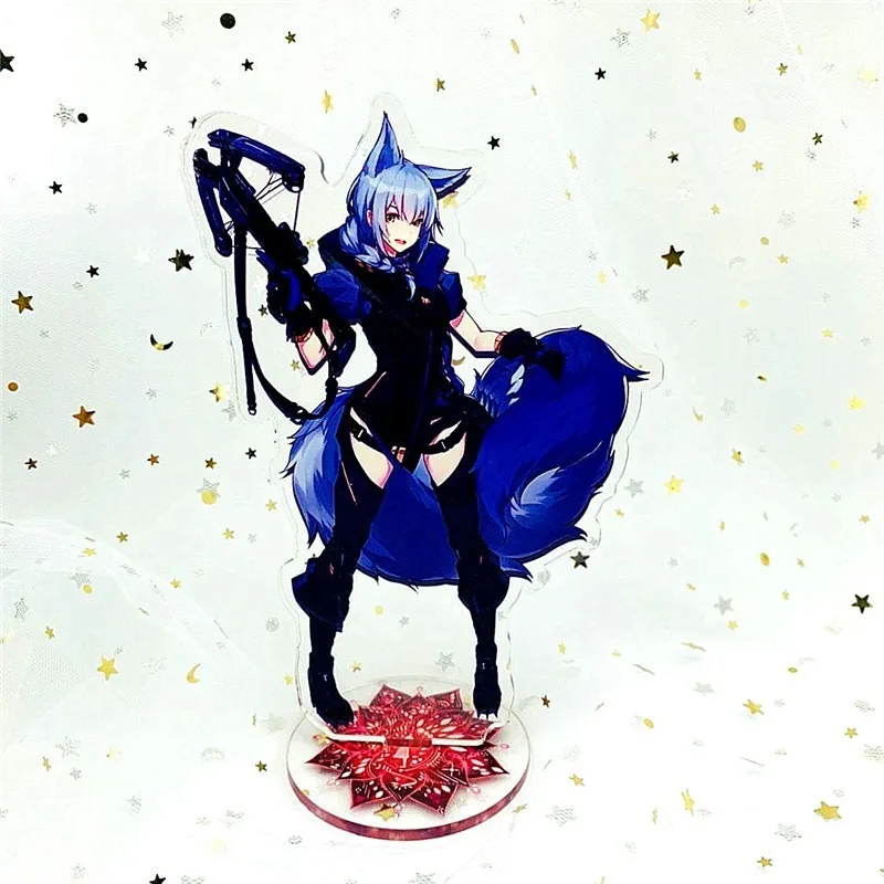 Мультфильм Arknights Amiya Kroos акриловый брелок для ключей женский милый забавный брелок Brelok сувенир Детские брелоки для девочек Llavero
