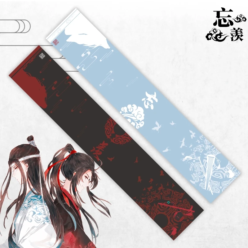 Wei Wuxian Lan Wangji аниме Mo Dao Zu Shi для мужчин и женщин Grandmaster of Demonic Cultivation длинный шарф повседневные шарфы подарок