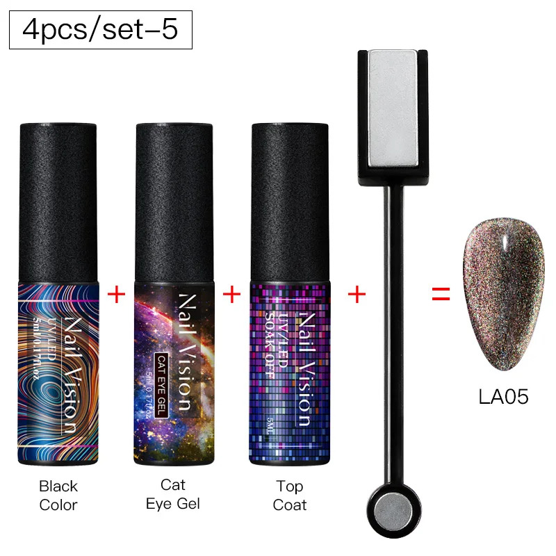 ZH08046 Nail Vision 9D Galaxy Cat Eye гель-Хамелеон Гель для ногтей длительный Galaxy Star эффект кошачьих глаз замачивается УФ/светодиодный - Цвет: ZH08046