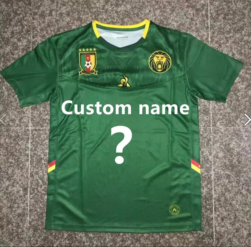 Cameroon Soccer Jersey 19 20 Cameroon Home Blue Eto'o ABOUBAKAR CHOUPO MOTTING Soccer Shirt National Team Football uniform - Цвет: shirt