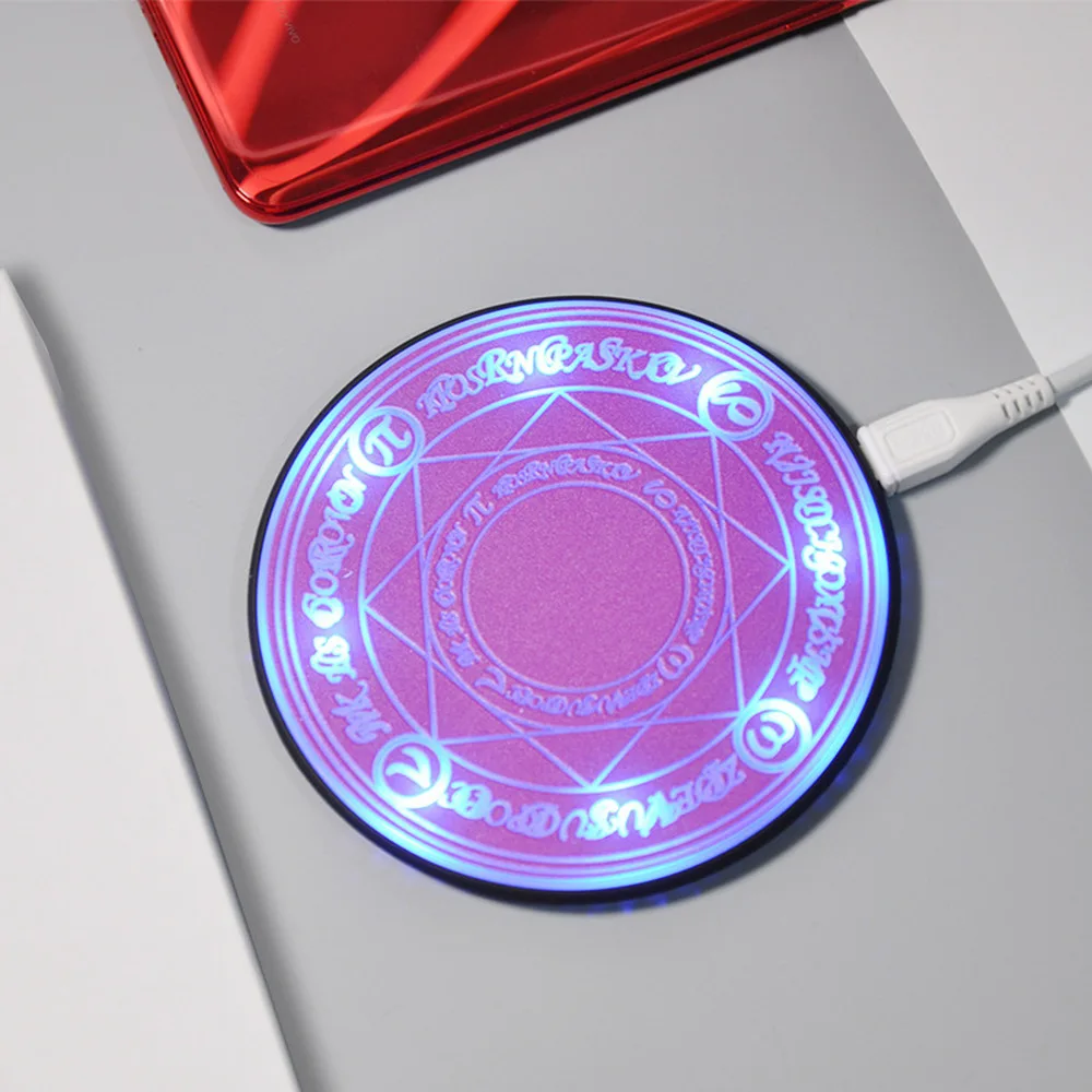 10W Fast Charger Magic Array Wireless Charger Pad For Samsung Note5 S6 S6edge S7 S7edge S8 Note8 for Huawei for Nokia for LG