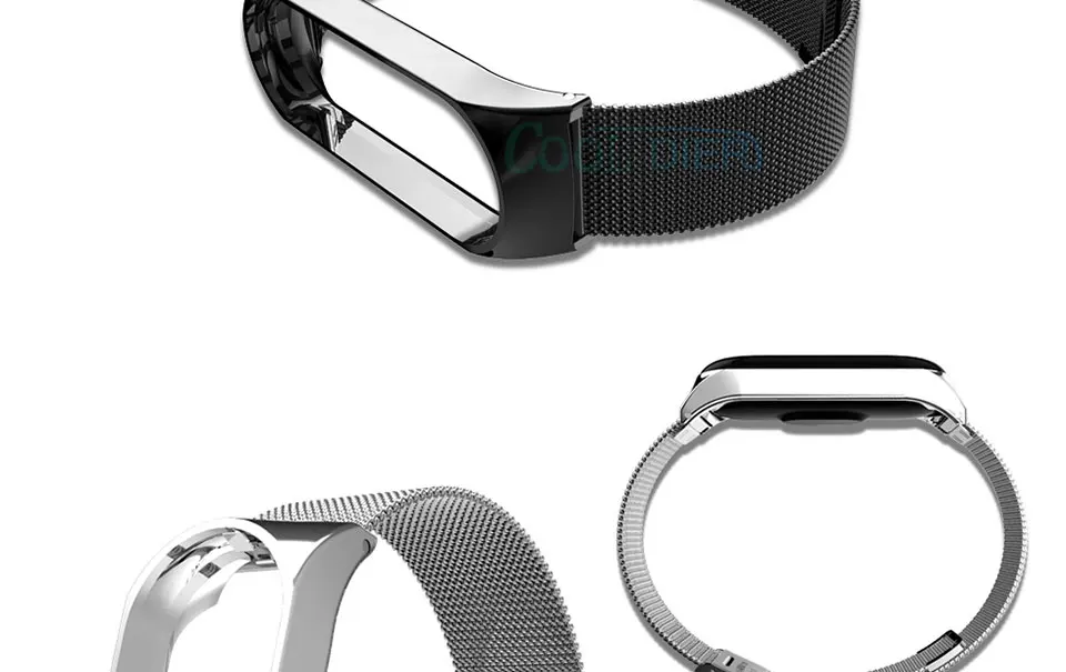 COOL DIER для mi Band 4 3, ремешок, металлический, нержавеющая сталь, умный Браслет, ремешок для Xiaomi mi Band 3 4, сменный ремешок