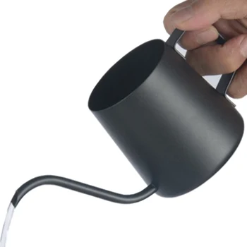 

Stainless Steel Mounting Bracket Hand Punch Pot Coffee Pots With Lid Drip Gooseneck Spout Long Mouth Coffee Kettle Teapot-35