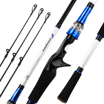 

3 Tips Cating Fishing Rod 100% Carbon Surper Hard Fishing Pole 2 Sections Casting Lure Fishing Canne M/ML/MH Power Lure De Pesca