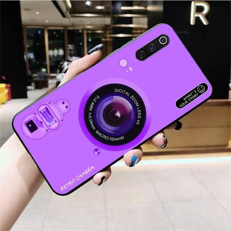 Vintage Camera Gameboy TPU Soft Silicone Phone Case Cover for Xiaomi Mi10 10Pro 10 lite Mi9 9SE 8SE Pocophone F1 Mi8 Lite