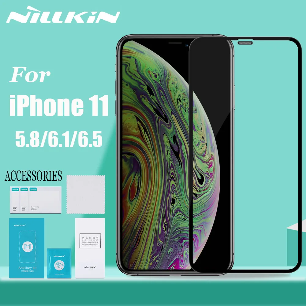 Стекло Nillkin для iPhone 11 Pro Max защита для экрана полное покрытие защитное закаленное стекло для iPhone 11 Pro Max пленка