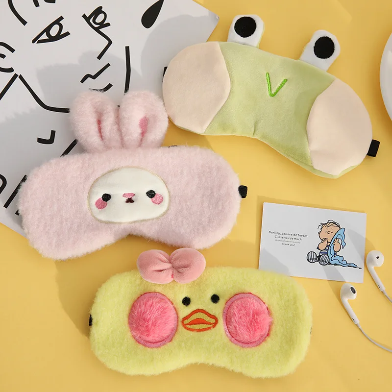

Cute Eye Patch Sleep Sleep Students Men And Women GIRL'S Heart Shading Breathable Students Dormitory Cartoon Children Eye Patch