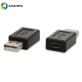 

Onvian 2PCS USB 2.0 A Male to USB Micro Female Adapter Converter High Speed USB Adapter Connector