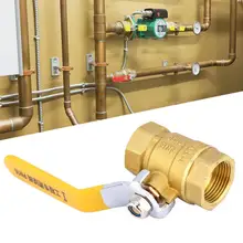 DN20 G3/4 дюйма с внутренней резьбой шаровой клапан латунь вкл. Выкл. Шаровой клапан для воды Соленоидный клапан