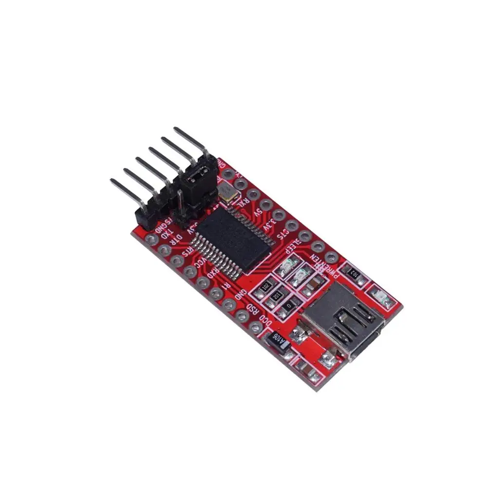 

3.3V 5V FT232RL FTDI USB To TTL Serial Converter Adapter Module For Arduino