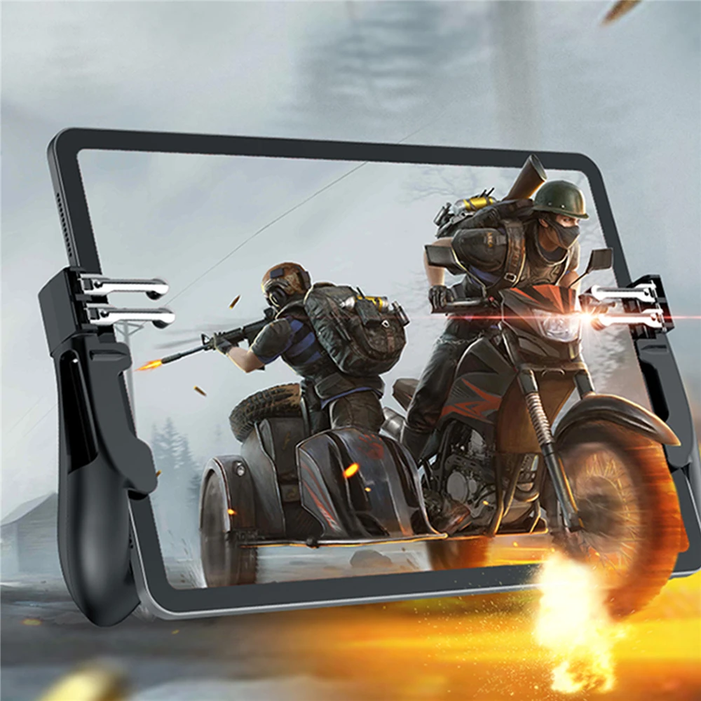 Портативный PUBG мобильный Геймпад контроллер триггер для планшета H11 металлическая кнопка Джойстик контроллер для PUBG игровые аксессуары