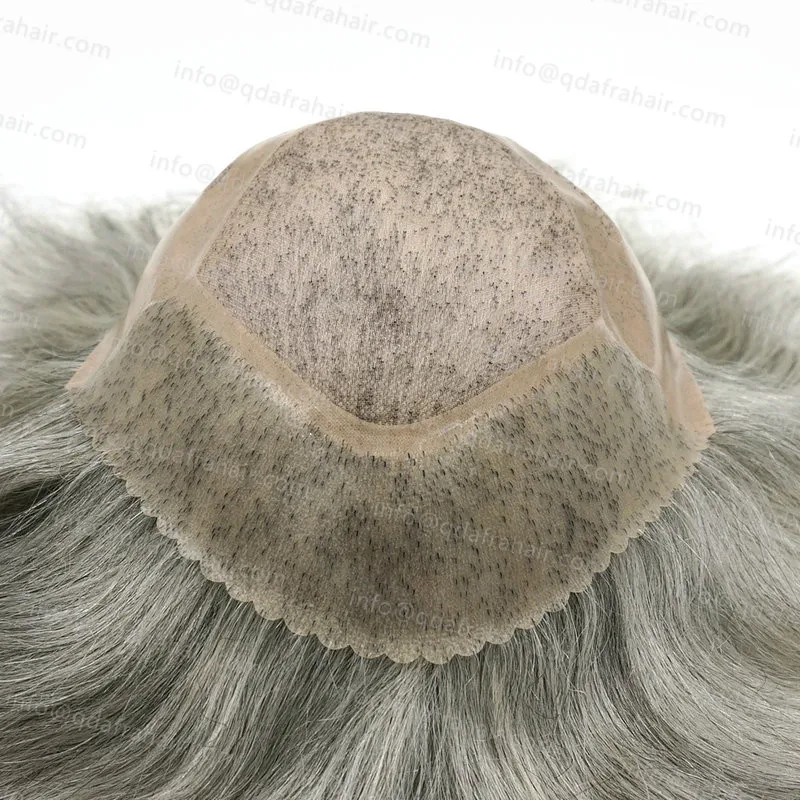 Hstonir монобазовый парик, парик на шнурке, мужской парик, индийские волосы remy Pelucas Pelo, натуральные человеческие волосы, Postiche Cheveux Humain H033