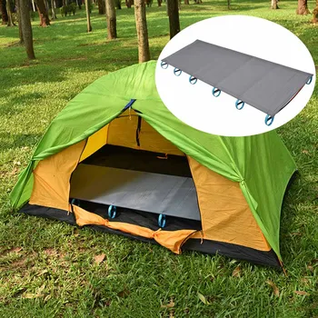 

Travel Aluminium Frame Hiking Mat Rest Climbing Sturdy Folding Bed Single Sleeping Ultra Light Cot Portable Outdoor Camping