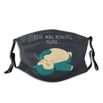 

FIVE MORE MINUTES POR FAVOR2 Non-Disposable Face Mask Dustproof Mask Protection Cover Respirator Mouth Muffle
