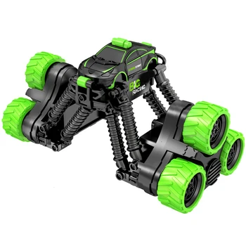 

4WD 2.4G RC Car Rock Telescopic Toy Radio Controlled Drift Deformation Racing Electric Crawler Remote Control Tumbling Buggy USB