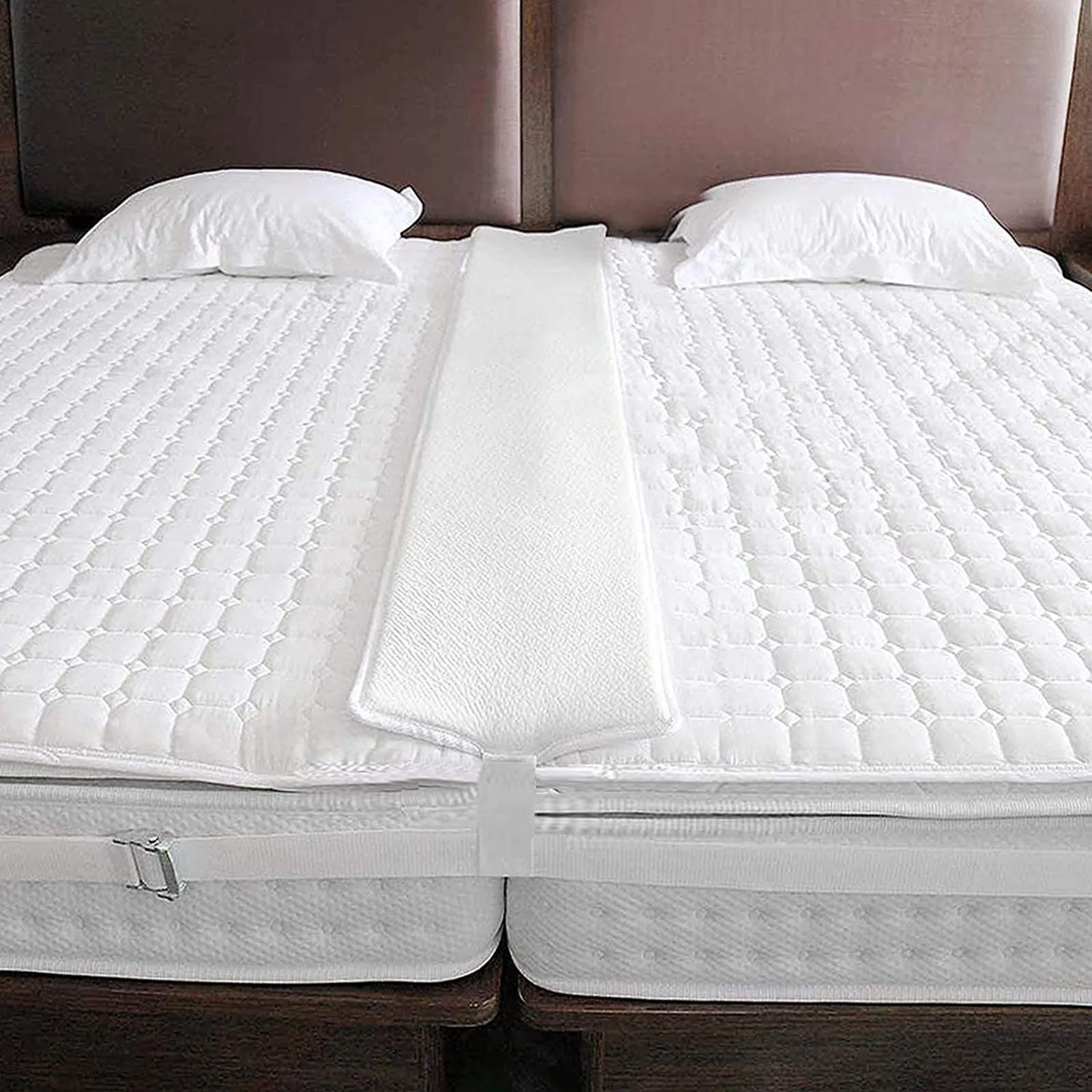 Bed Bridge Mattress Connector Twin To King Converter Kit Metal Bed Gap Filler Two Single Mattress Connector For Home Hotel