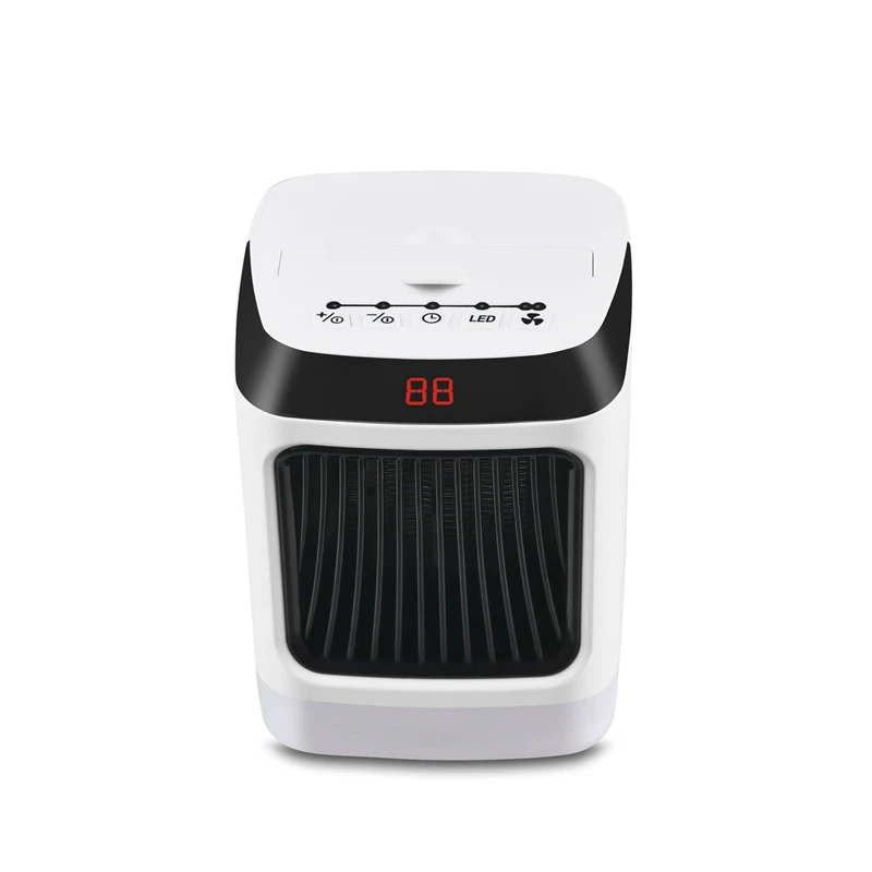 

Electric Heaters Fan Countertop Mini Home Room Handy Fast Power Saving Warmer for Winter Heating