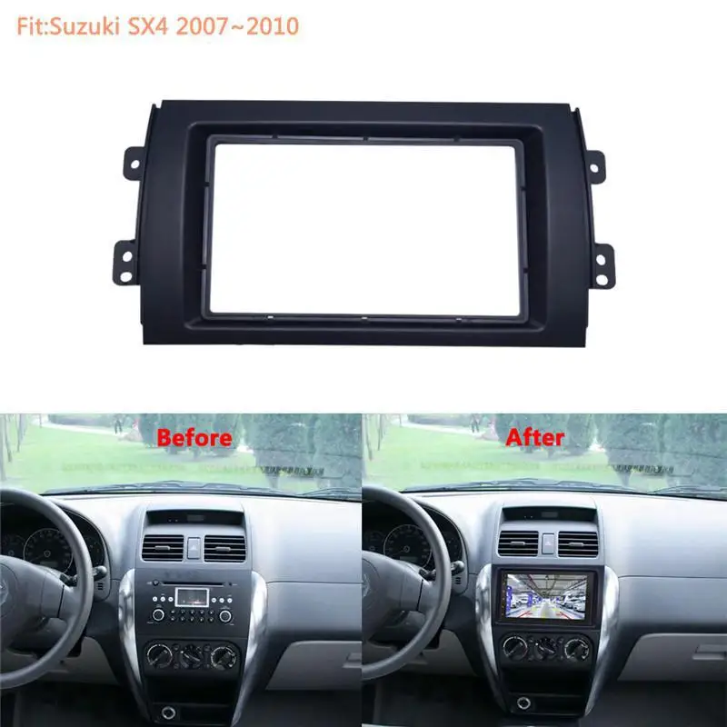 Рамка для автомагнитолы рама DVD панели навигационной крепление радио Suzuki SX4