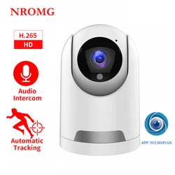 NROMG – caméra de Surveillance intérieure IP WiFi 1080P, dispositif de sécurité domestique intelligent, avec suivi, Audio et vidéo 