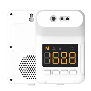

2020 Wall-Mounted Thermometer Infrarojo Thermometer Non-Contact Digital Thermometer Laser Temperature Sensor LCD Light Alarm