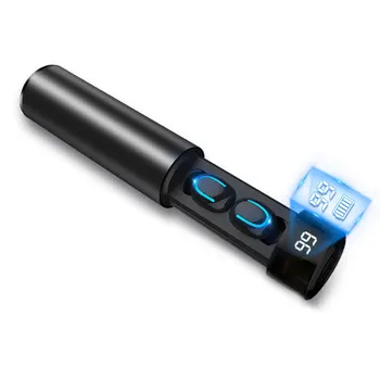 

Bluetooth Earphone Digital Battery Power Display Wireless Headphone In-ear Type Headset Power Bank Earbuds