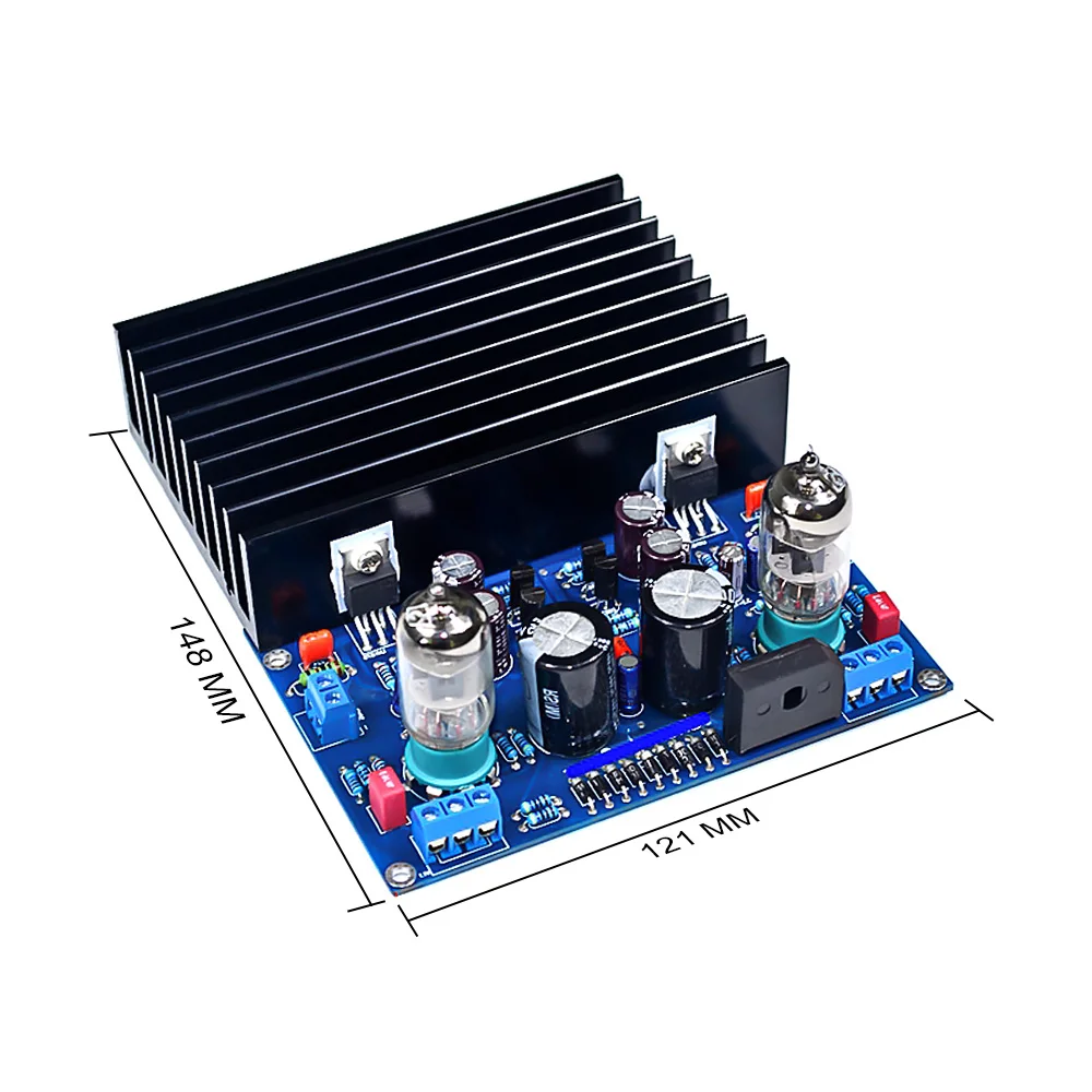 AIYIMA 6J1+ LM1875 HiFi Fever вакуумный ламповый усилитель доска 20 Вт* 2 стерео аудио предусилитель доска для DIY домашнего звукового театра