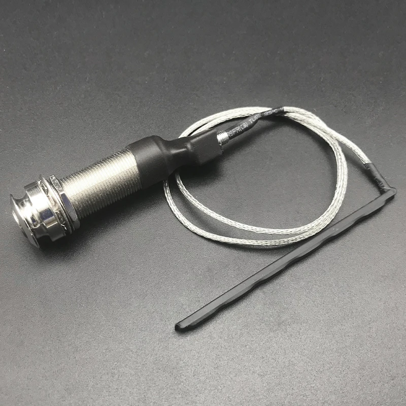 with Acoustic Piezo Пассивная гитара пьезо звукосниматель акустическая укулеле гитара под седлом выход конец контактный разъем звукосниматель - Цвет: with Acoustic Piezo