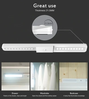 

LED Strip 5V usb Charging Motion SensorUnder Cabinet Night Light Kitchen Lighting Cupboard Closet Bed Room Light LED Strip Lamp