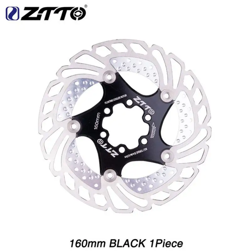160MM HiMISS MTB DH дисковые велосипедные тормозные охлаждения плавающий ротор 203/180/160/140 мм 6 Болты ротора катушки, обеспечивающий отсутствие вибрации при горный велосипед RT99 RT86 - Цвет: 160MM